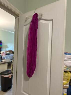 Gap Lightweight Purple Infinity Scarf